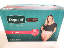Depend DRY SHIELD Incontinence Underwear For Women Maximum XL 80 Count