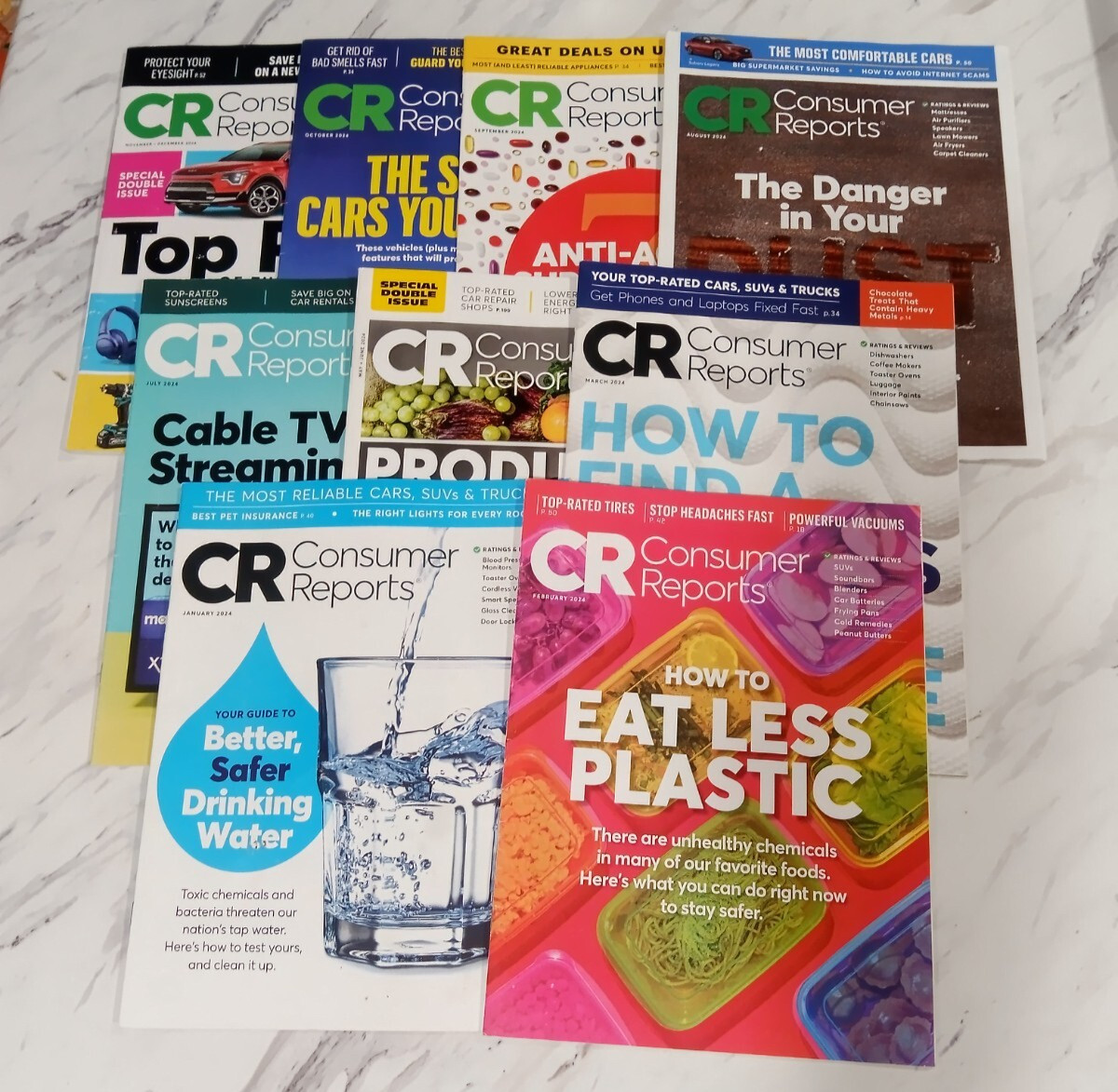 Consumer Reports Magazine 9 Issues From 2024