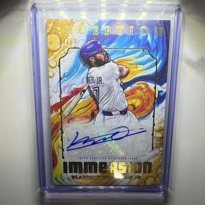 Topps 2025 Inception Vladimir Guerrero Jr. Immersion Auto IIA-VG Blue Jays 10/50