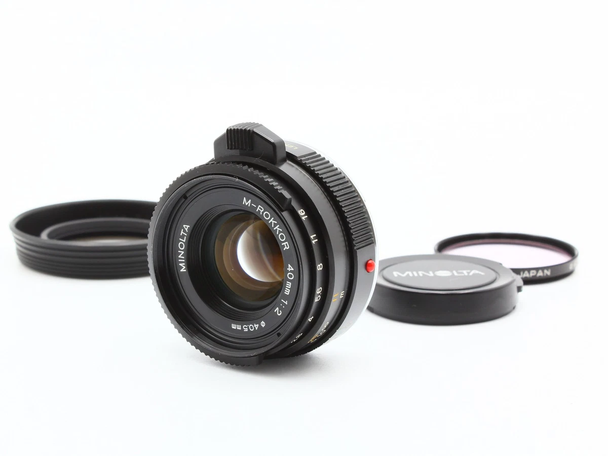 Minolta M Rokkor 40mm F2 for sale - eBay