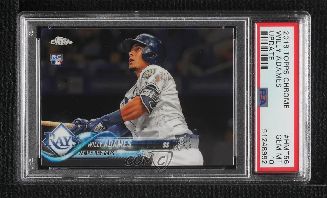 2018 Topps Chrome Update Target Exclusive Willy Adames #HMT56 PSA 10 GEM MT 8d2
