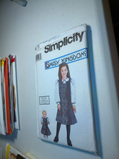 Daisy Kingdom Dress Simplicity 9918 Size 5-8 18" Doll Pattern