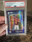 2024 Panini Donruss Optic Jayden Daniels Rated Rookie Blue Hyper #248 PSA 10