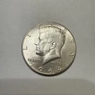 1964 no mint mark, Kennedy Half Dollar 90 percent silver!