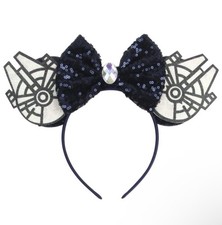 Star Wars Mickey Mouse Ears   Millennium Falcon Ship   Handmade Headband/Gift