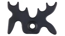 SRS Slip-On Moose Bridge Head Black 1/2 Hole - Fits Most Pool Cue Sticks