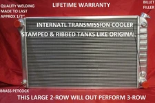 1968-1972 GM A-Body Aluminum Radiator Lifetime Warranty Chevelle GTO Skylark