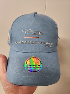 New Grand Prix Monaco  Racing Adjustable Strap Hat Cap Blue