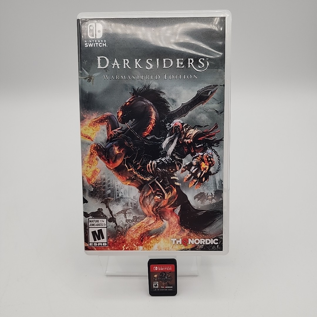 Darksiders Warmastered Edition Black Spine Misprint Nintendo