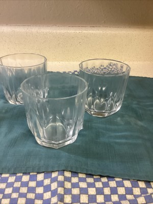3 whiskey glasses