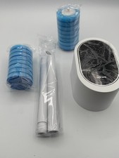 Disposable Toilet Brush Wand Kit Refill Sponges Wall Mount Holder