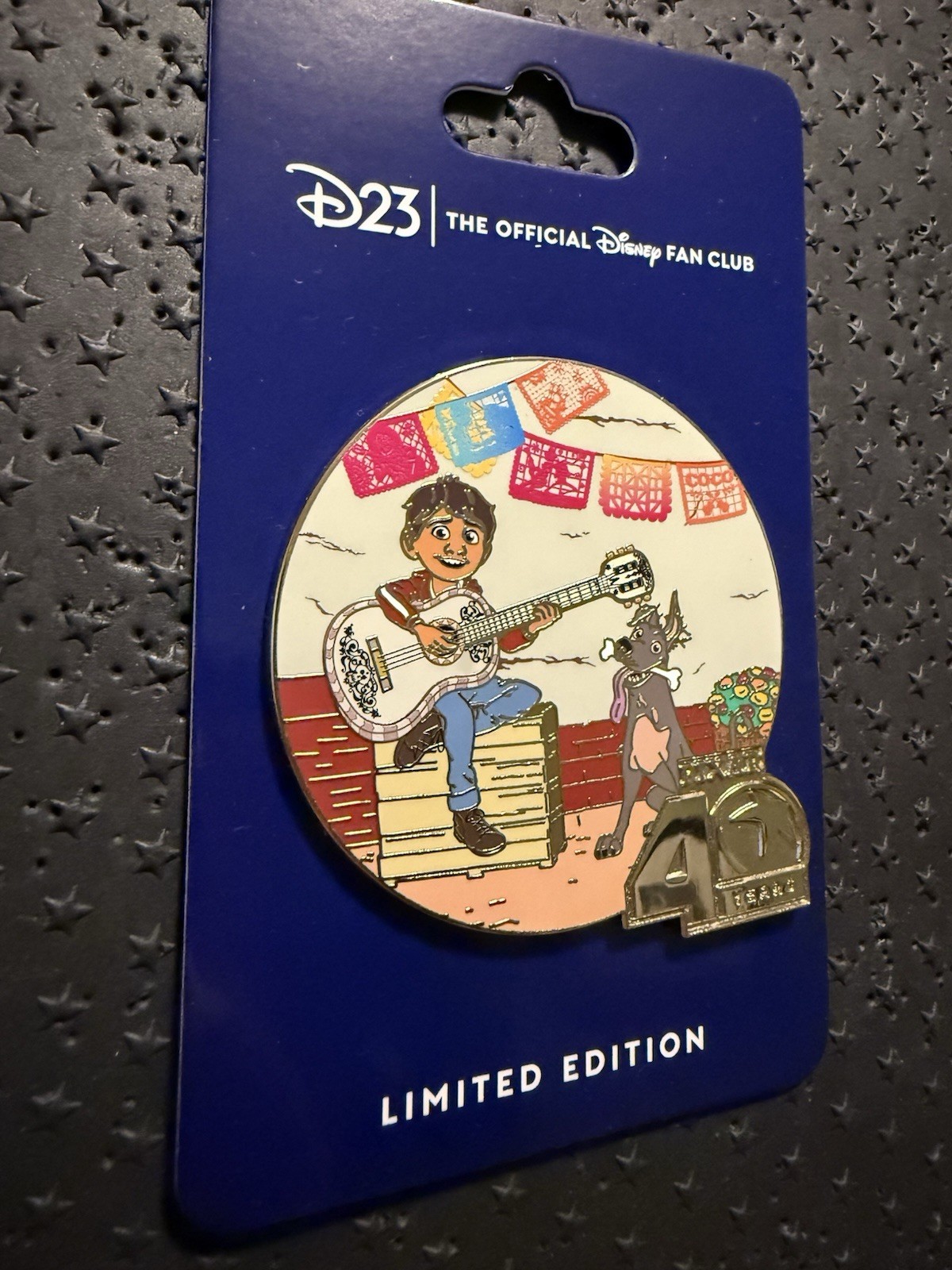 D23 Exclusive LE 1000 Pixar Animation Studios 40th Anniversary Coco Pin