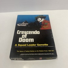 Crescendo of Doom  Avalon Hill 1979 Missing Papers/Sheets. Incomplete