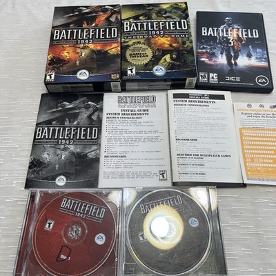 Battlefield 1942 PC Game CD ROM + Xpac + Battlefield 3