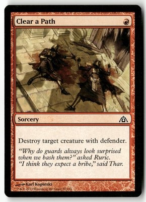 Clear a Path 32 Magic: The Gathering Dragon's Maze 2013