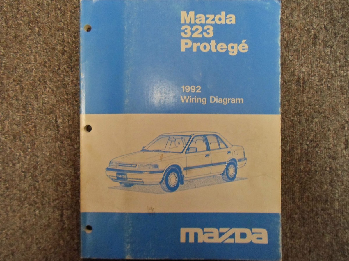 aページ① 1992 Mazda 323 Protege Electrical Wiring Diagram Manual FACTORY