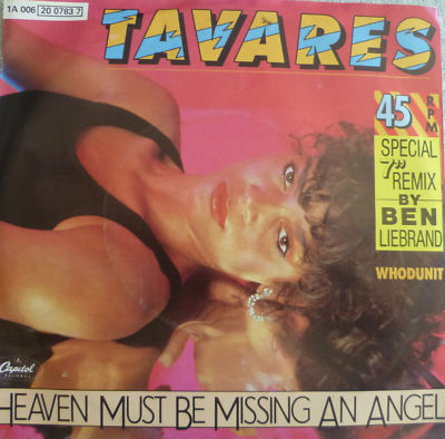 7'' TAVARES Heaven Must Be Missing / BEN LIEBRAND MIX!
