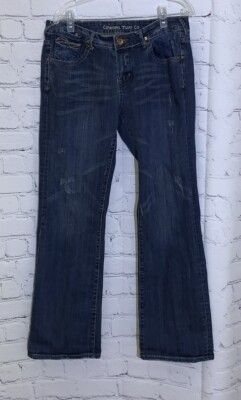 Cowgirl Tuff Co. Women's 33x33 Jeans Wild Thing Barbed Wire Bootcut Blue Denim