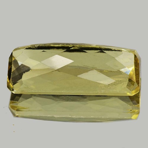 Yellow Kunzite 35.66 carat Rectangle 28x13mm,Flawless-VVS,Natural Loose Gemstone - Picture 2 of 2