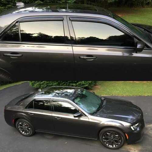 For 2011-2023 Chrysler 300 Window Visors Vent Shade Rain Guards Wind Deflector - Picture 3 of 16