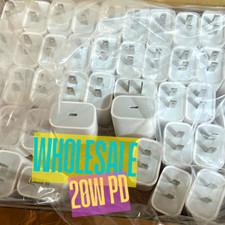 100x Lot 20W USB-C Type C Fast Charger Power Adapter Block For iPhone 15 14 13 X