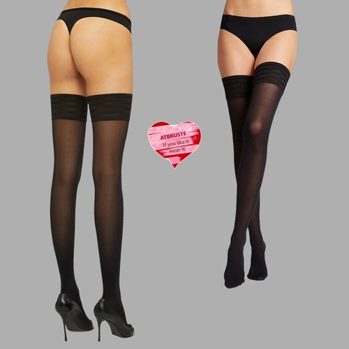 Wolford Velvet de Luxe 50 Stay Up • L • antrazithe ... extraweiches Velvet - Bild 9 von 20