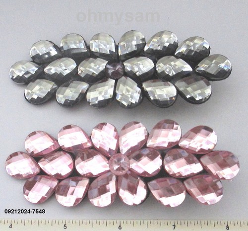 CLOSEOUT BUY 1 GET 1 NEW METAL PELICAN BEAK HAIR CLIP / COMB /COLOR STONE DES - Picture 13 of 17