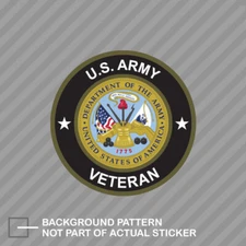 U.S. Army Veteran Sticker Decal Vinyl us vet