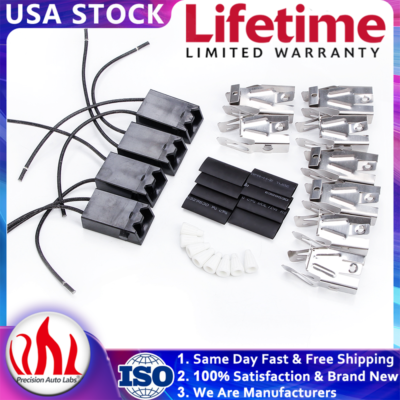 330031 Range Burner Receptacle Kit - 12 Pack Replacement For Whirlpool, Kenmore & KitchenAid Stoves