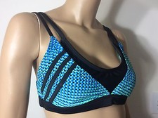 Adidas Performance Sport top Bra AW56C88 Racerback double cup Black Sz.10