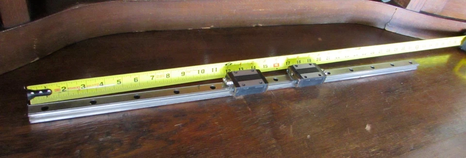 THK 低轮廓直线导轨 2 轴承车厢 SR20W 760 毫米 30 英寸数控日本 — 第 4/4 张图片