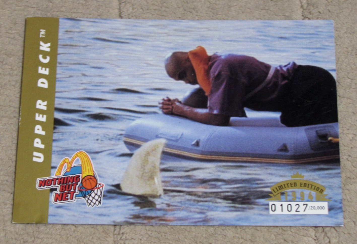 1994 Upper Deck #10 Nothing But Net Charles Barkley Shark - Limited Edition