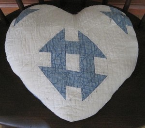 Antique Quilt Pillow Hole In The Barn Door Pattern Ebay