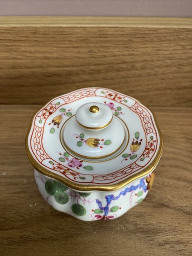 Meissen Porcelain Kakiemon Rock Bird Inkwell - Picture 7 of 12