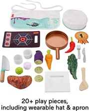 Fisher-Price Head Chef Set  Pretend Kitchen Cooking Play Set for Preschool 3 