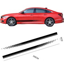 Streamline Sport Racing Stripe Graphic Stickers Car Body Side Door Vinyl Decal
