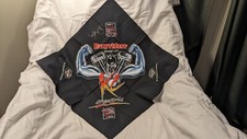 Autografato Kyle Petty Bandana Victory Motorcycles Easyriders KC Creations