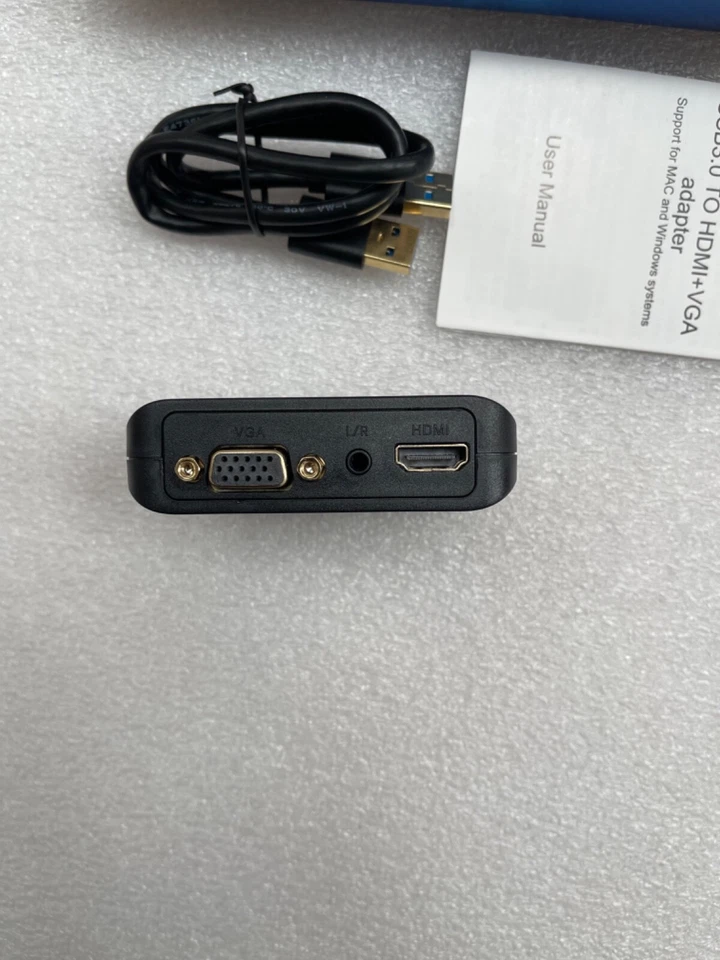 USB 3.0 to HDMI & VGA ADAPTER - NEW - Image 4 of 4