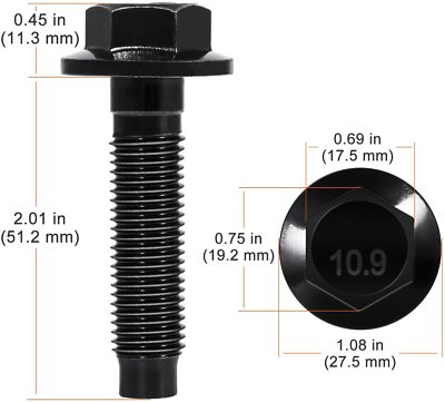 Crank Pulley Bolt Crankshaft Tool F5RZ-6A340-B For Ford Lincoln