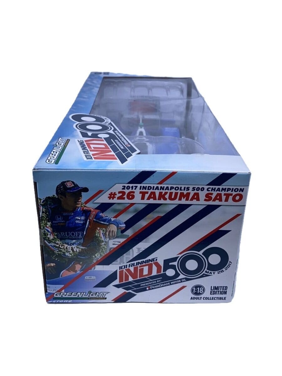 新品　#26 TAKUMA SATO 2017 INDIANAPOLIS 500 IndianApolis 500 2017 Champion TAKUMA SATO Panasonic #26 1