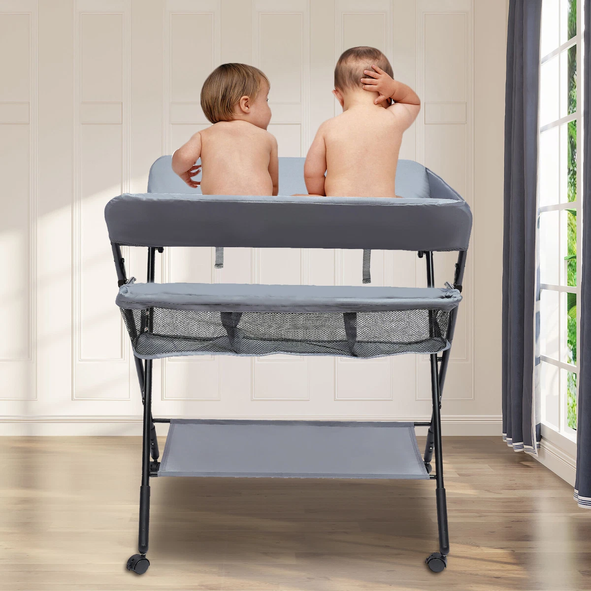 Portable Baby Changing Station For Infant Diaper Changing Table Pad Mobile Nurse