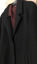 New Next Women Pimkie Black Coat Size Large (16-18) Knee Length