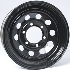 15" Inch  6 Lug   Black  Mod  Cargo  Car Hauler  Trailer  Wheel  Rim   15655BM