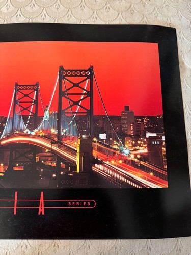 Jerry Driendl 1995 Philadelphia Skyline Art Print - 36 Inch x 14 Inch - Picture 7 of 13