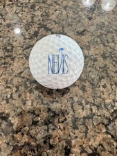 LOGO GOLF BALL-ORIGINAL NEVIS-PALM TREE LOGO-OLDER LOGO   
