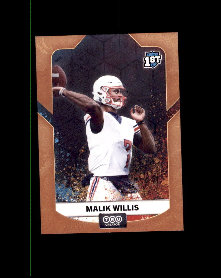 2021 Creator S2 1st Edition GOLD #55 Malik Willis Rookie RC