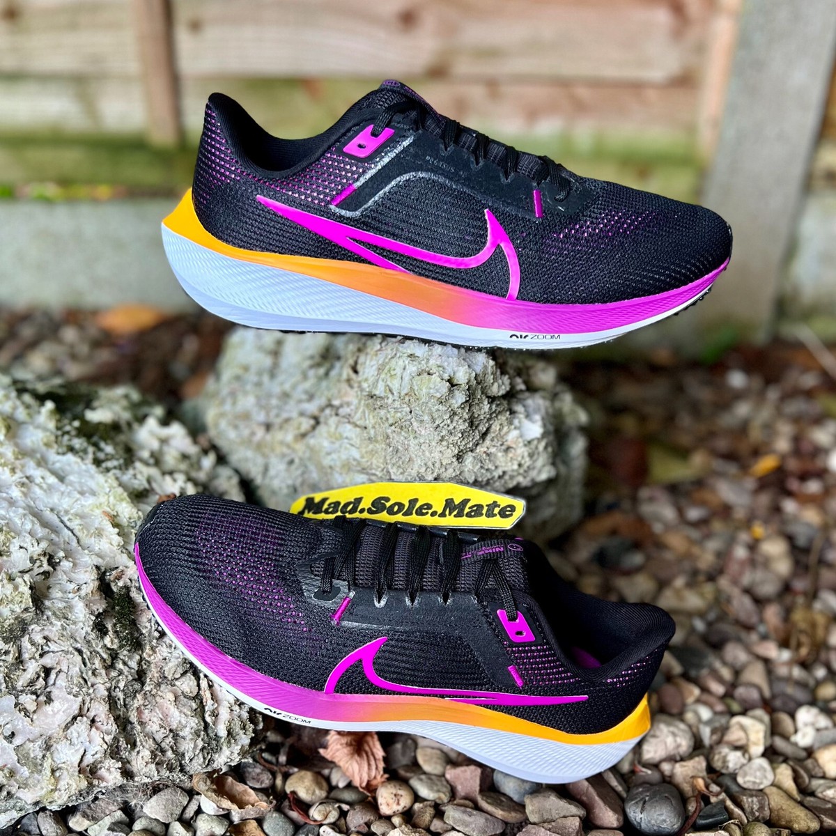 Wmns Nike Air Zoom Pegasus 40 Black/Laser orange DV3854 011  Running