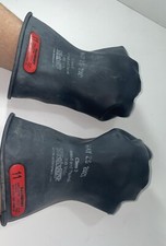 Salisbury by Honeywell E011 Rubber Linemen's Electrical Gloves, Size 11 Black VG
