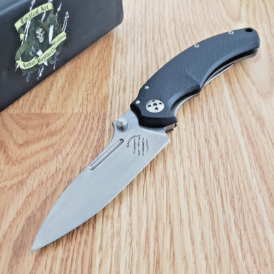 Bastinelli Creations BBR2 Folder Folding Knife 3.13'' D2 Steel Blade G10 Handle