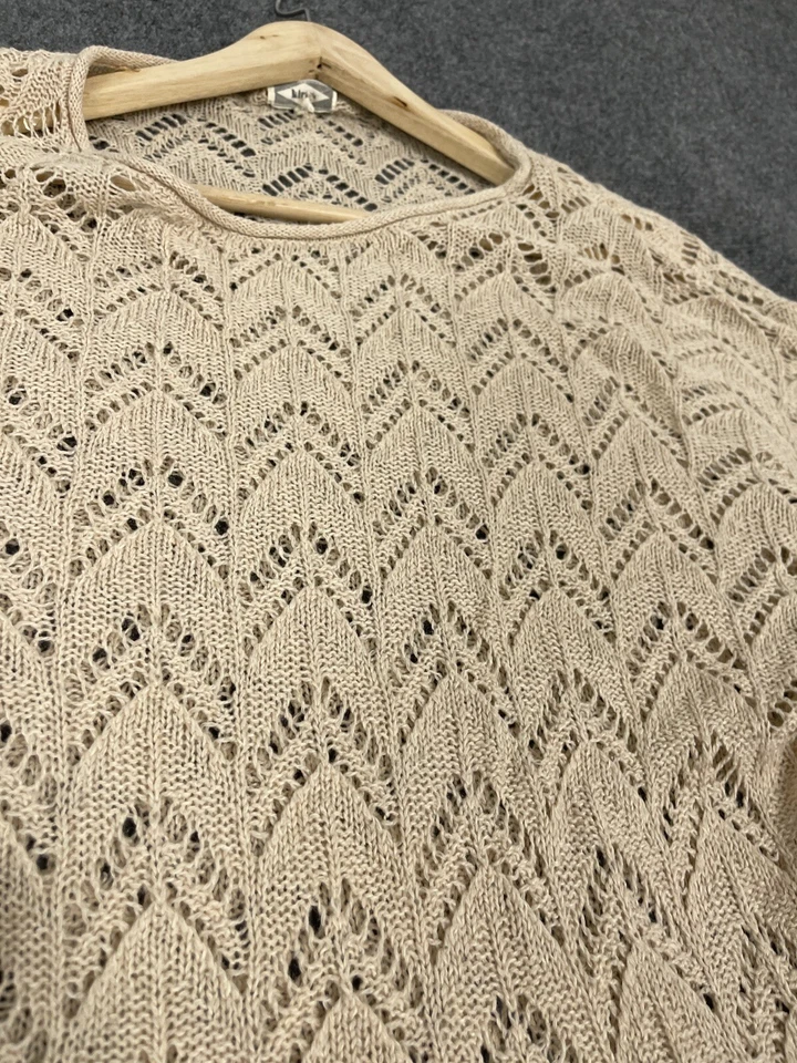 Suéter Kirra Mujer Medio Abierto Tejido Grueso Ligero L/S Camisa N299 Foto 2 de 4